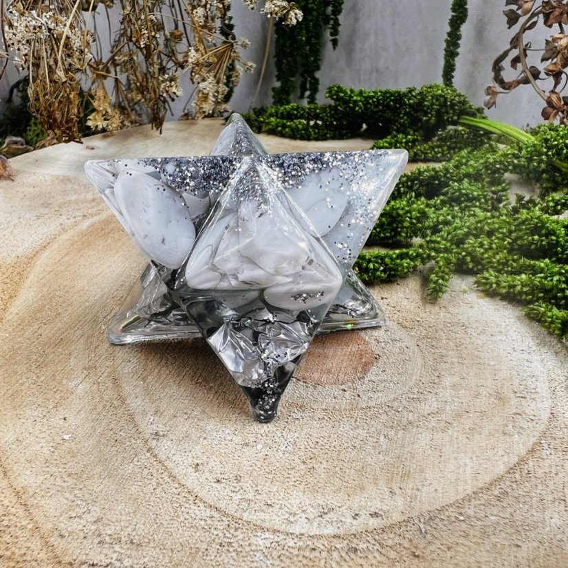 Orgonite merkaba - communication, courage, release