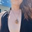 Wooden hand-carved jewelry - Crescent - intuition, transformation Wooden hand-carved jewelry - Crescent - intuition, transformation