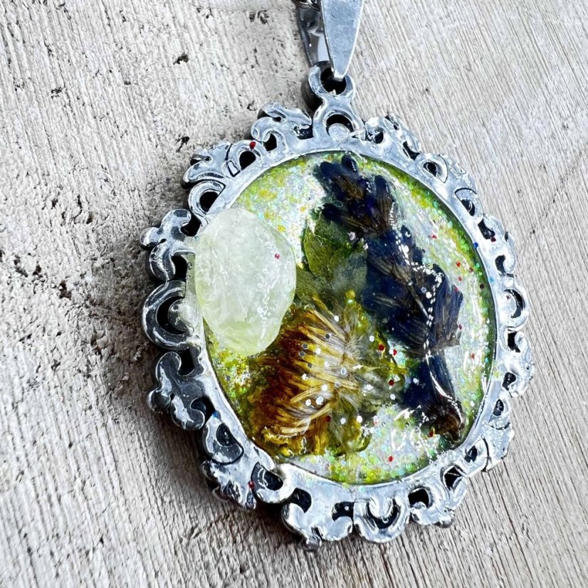 Autorský šperk s citrínem pro radost, optimismus a sílu