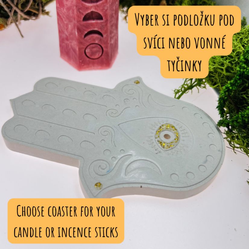 Vyber si svou podložku pod svíci nebo vonnou tyčinku