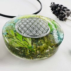Orgonitový šperk / amulet / talisman - V zeleni