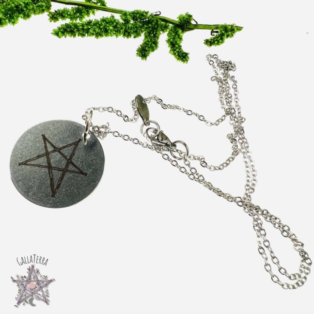 Author's necklace - Pentagram - strength and protection