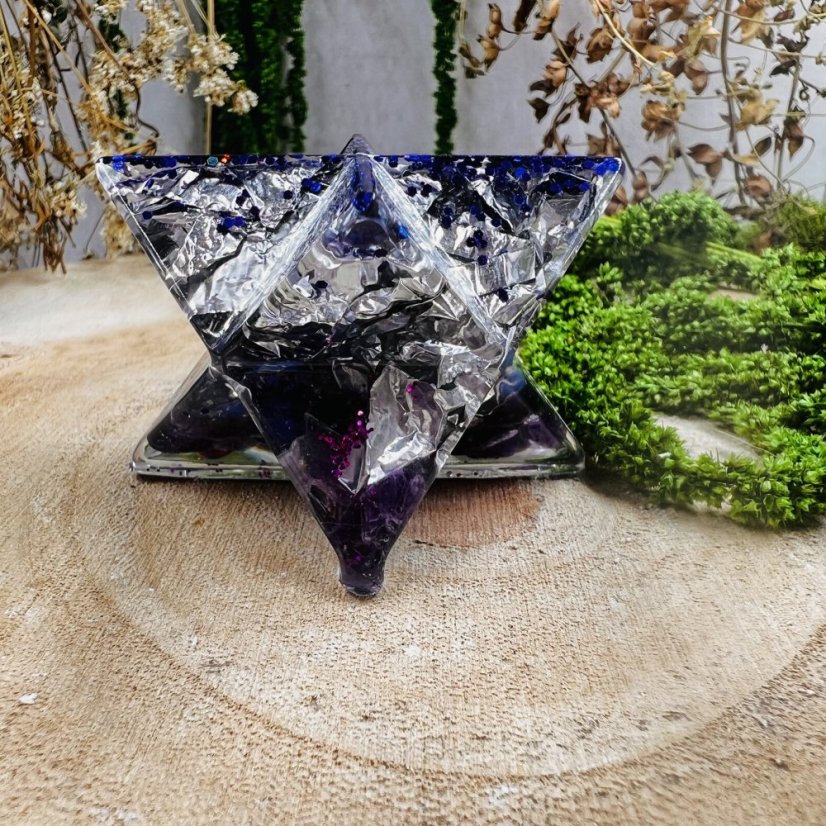 Orgonite merkaba - intuition, protection, joy