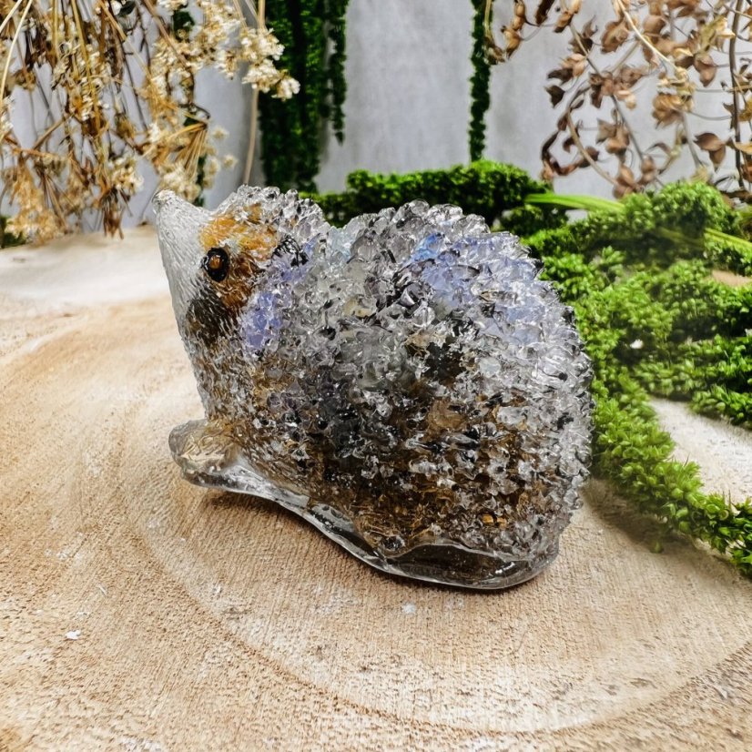 Orgonite hedgehog - peace, stability, protection