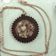 Orgonite pendant / amulet / talisman for luck, peace and harmony