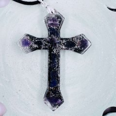 Orgonitový přívěšek / amulet / talisman - kříž - pro klid a vnitřní sílu Orgonitový přívěšek / amulet / talisman - kříž - pro klid a vnitřní sílu