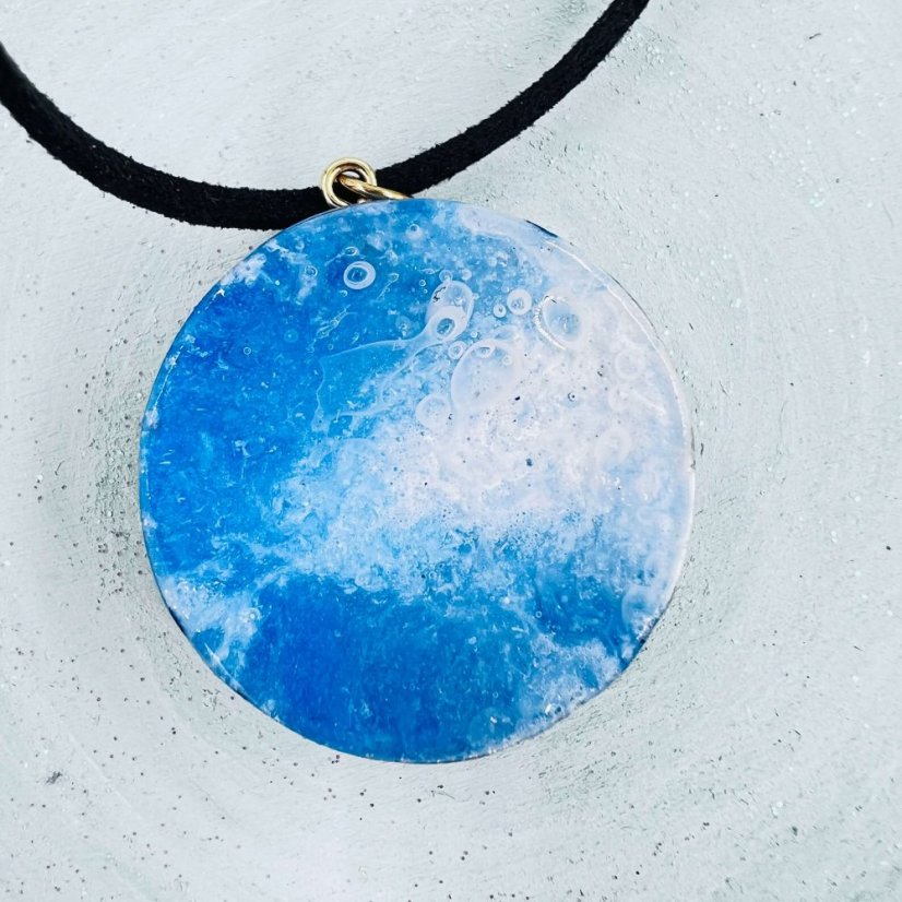 Orgonitový přívěšek / amulet / talisman - ochranu před negativitou, intuici, otevření třetího oka