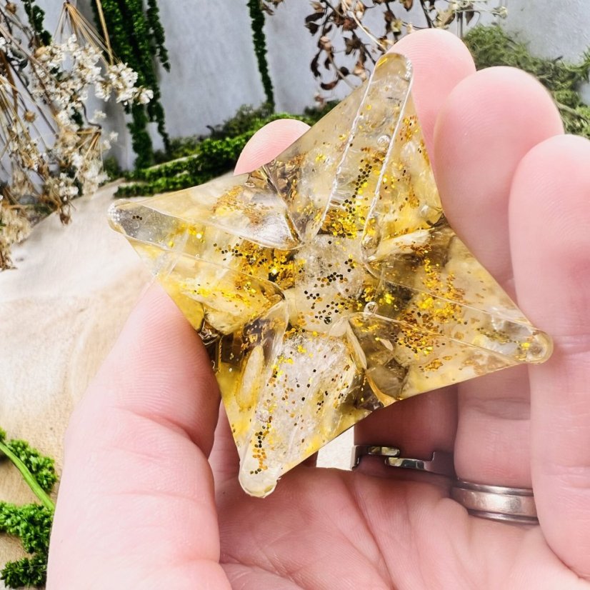 Orgonite merkaba - abundance, intention amplification