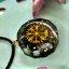 Orgonite pendant / amulet / talisman with Vegvisir - for peace, abundance and inner strength
