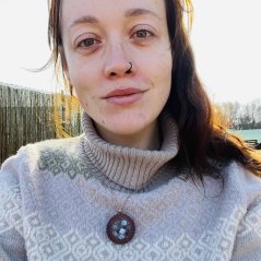 Orgonite necklace - intuition, spiritual protection