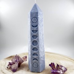 Přírodní rituální svíce - modrá - pro intuici, komunikaci a vnitřní klid Přírodní rituální svíce - modrá - pro intuici, komunikaci a vnitřní klid