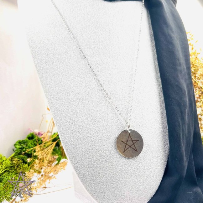 Author's necklace - Pentagram - strength and protection