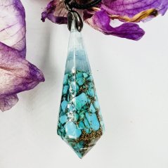 Orgonitové kyvadlo / amulet / přívěšek / talisman klidu a harmonie