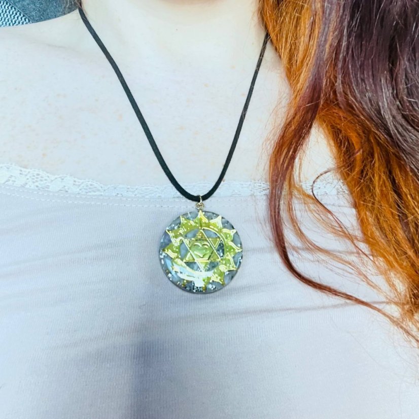 Orgonitový přívěšek / amulet / talisman - pro lásku a harmonické vztahy