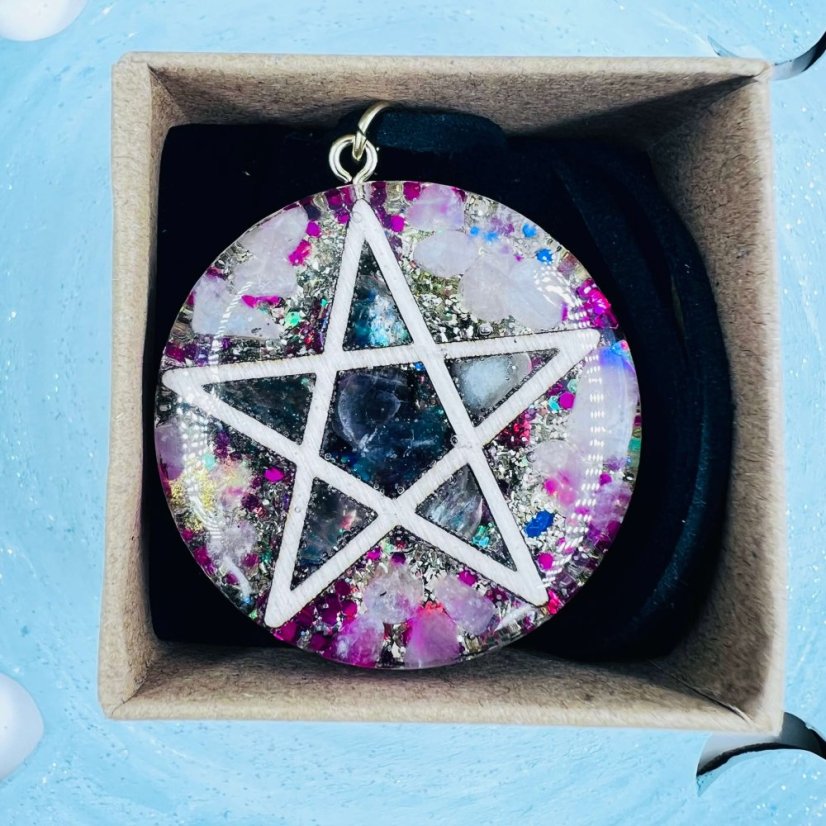 Orgonitový přívěšek / amulet / talisman - pro odstranění negativních vlivů a harmonizaci