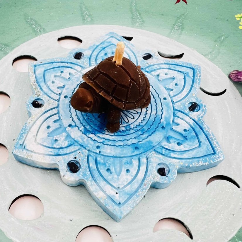 Magická podložka pod svíčku - mandala pro úspěch