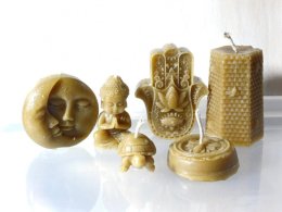 Svíčky z domácího včelího vosku