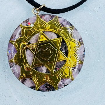 Orgonitový přívěšek / amulet / talisman - pro lásku a harmonické vztahy