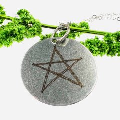 Autorský náhrdelník - Pentagram - síla a ochrana