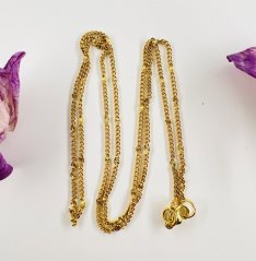 Golden steel chain
