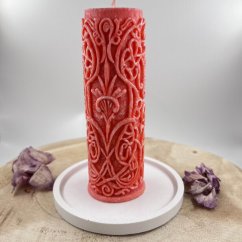 Magická podložka pod svíčku – velká - bílá