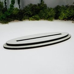 Dřevěný stojánek 12 cm – minimalistický stojan na dekorace, podtácky a mandaly