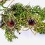 Orgonite earrings - flowers - red jasper for strength and courage