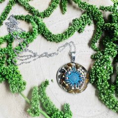 Orgonitový náhrdelník - květina - odvaha, sebevědomí, rovnováha