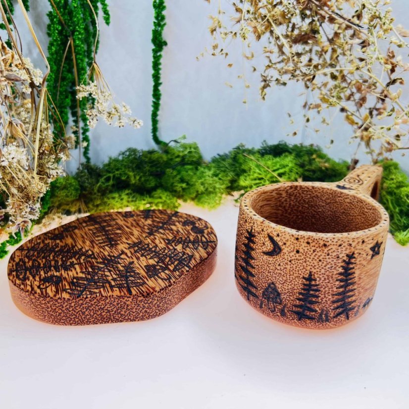 Kokosová kuksa - kouzelný les - malá