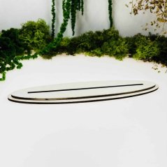 Dřevěný stojánek 21 cm – minimalistický stojan na dekorace a mandaly