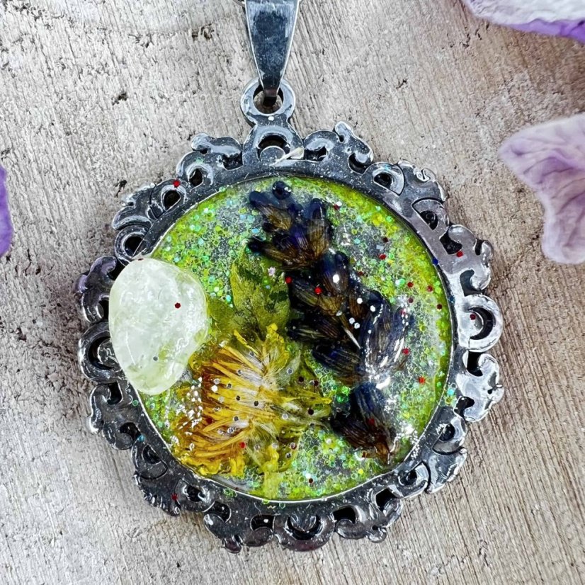 Autorský šperk s citrínem pro radost, optimismus a sílu