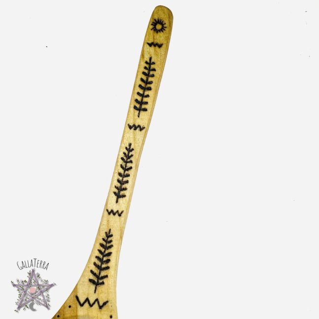 Wooden spoon - protorunes - large