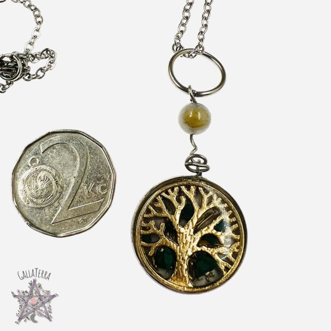 Orgonite necklace - tree of life - harmony, protection