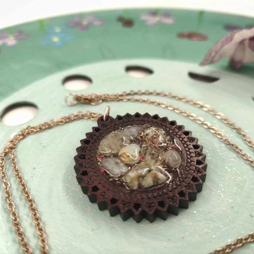 Orgonitový přívěšek / amulet / talisman pro štěstí, klid a harmonii