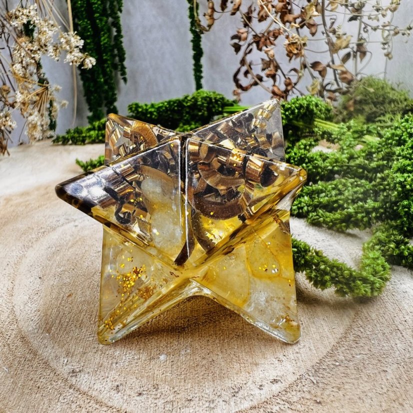 Orgonite merkaba - abundance, intention amplification