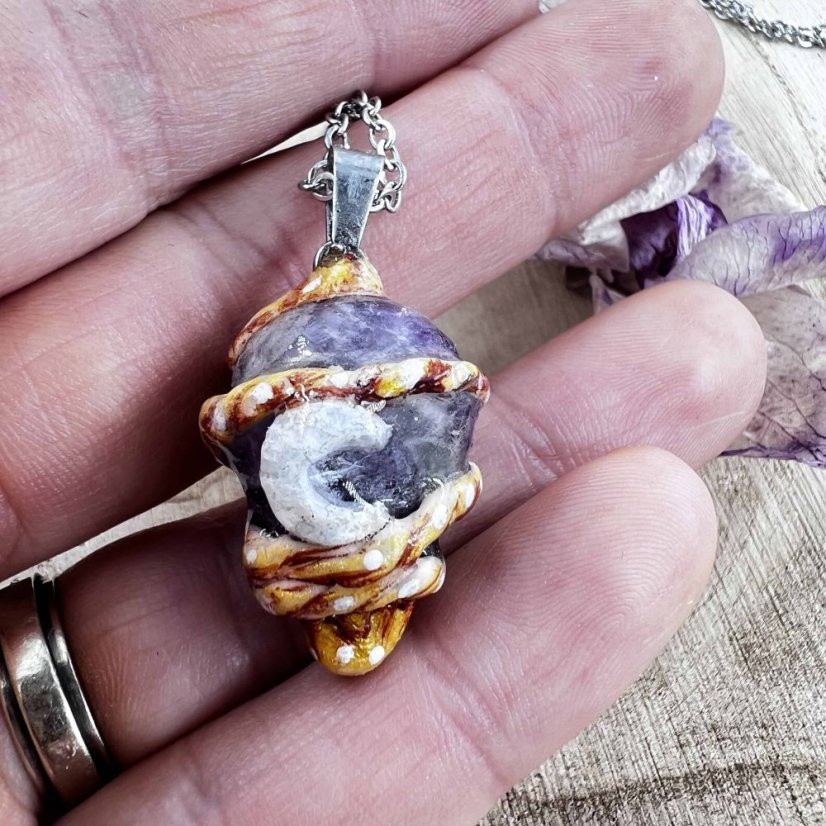 Autorský šperk s ametystem pro klid a harmonii