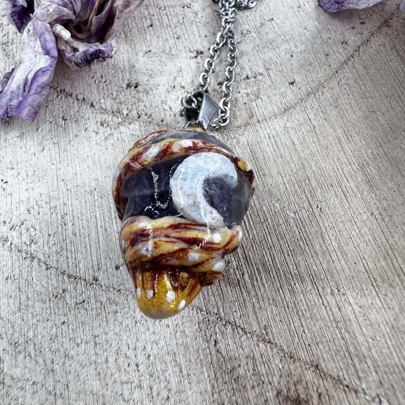 Autorský šperk s ametystem pro klid a harmonii