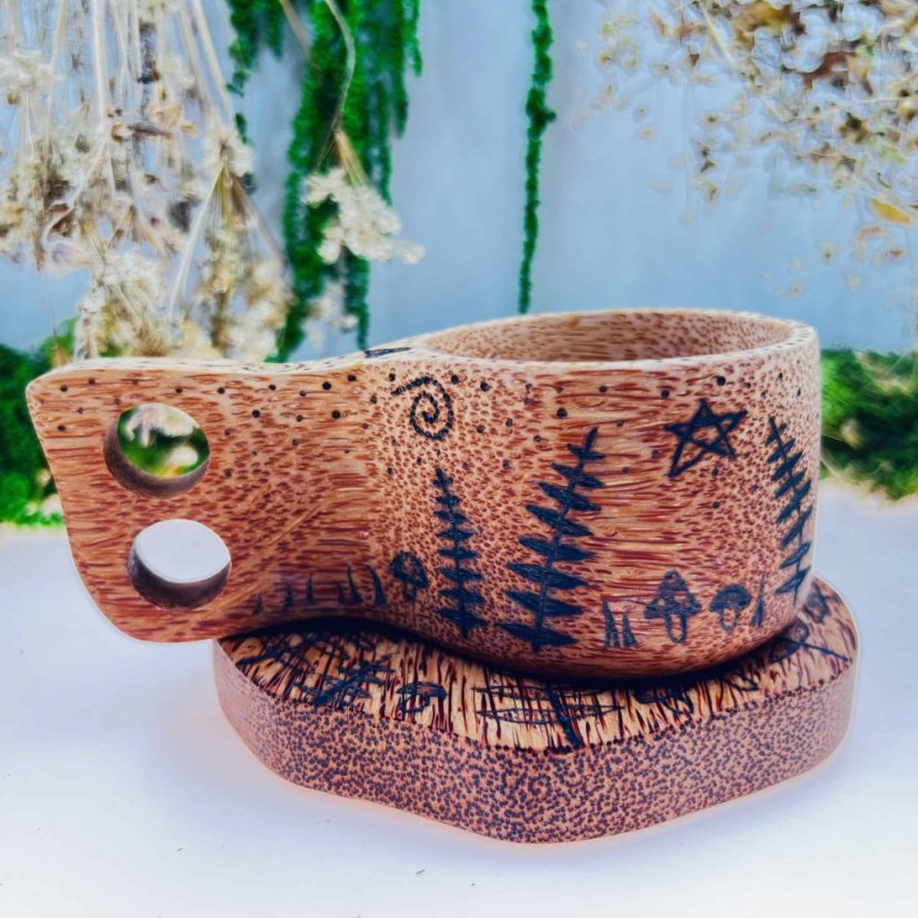 Kokosová kuksa - kouzelný les - malá