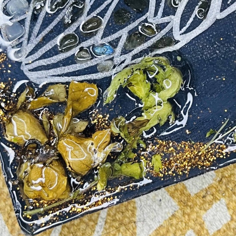 Energetický minerální obraz - Sova pro duchovní vedení