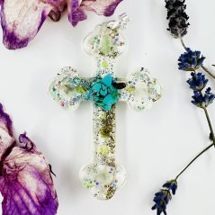 Orgonitový talisman - KŘÍŽ - ANDĚLSKÁ ZÁŘE