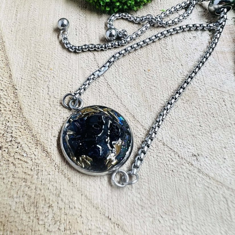 Orgonite bracelet - blue sandstone - self-confidence, stability