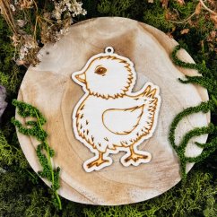 Autorská dekorace - Kuřátko - velké