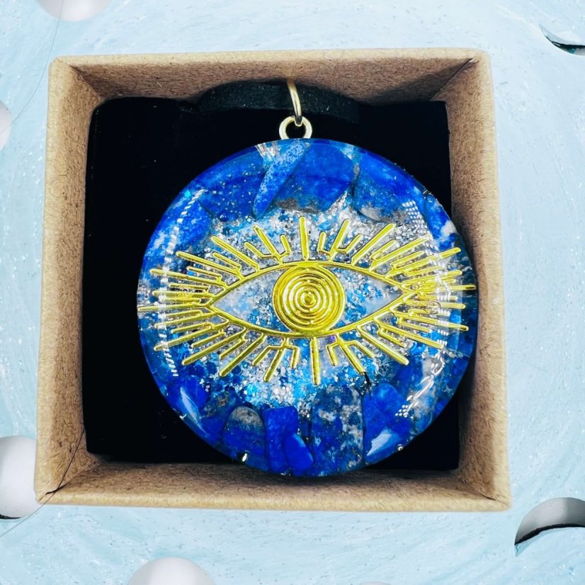 Orgonitový přívěšek / amulet / talisman - ochranu před negativitou, intuici, otevření třetího oka