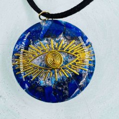 Orgonite pendant / amulet / talisman - for protection against negativity, intuition, and opening the third eye