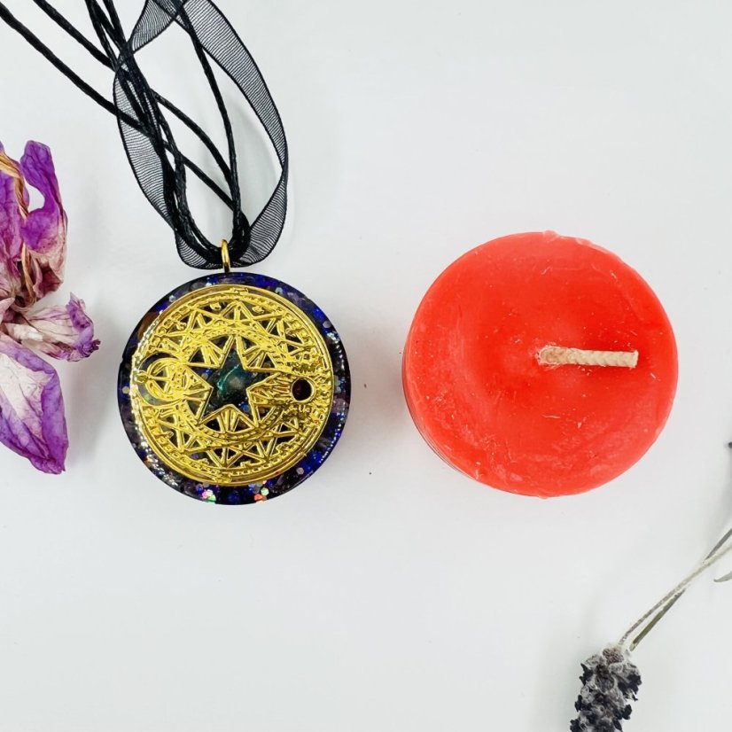 Orgonitový talisman - Tanec slunce a měsíce
