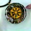 Orgonite pendant / amulet / talisman with Vegvisir - for peace, abundance and inner strength