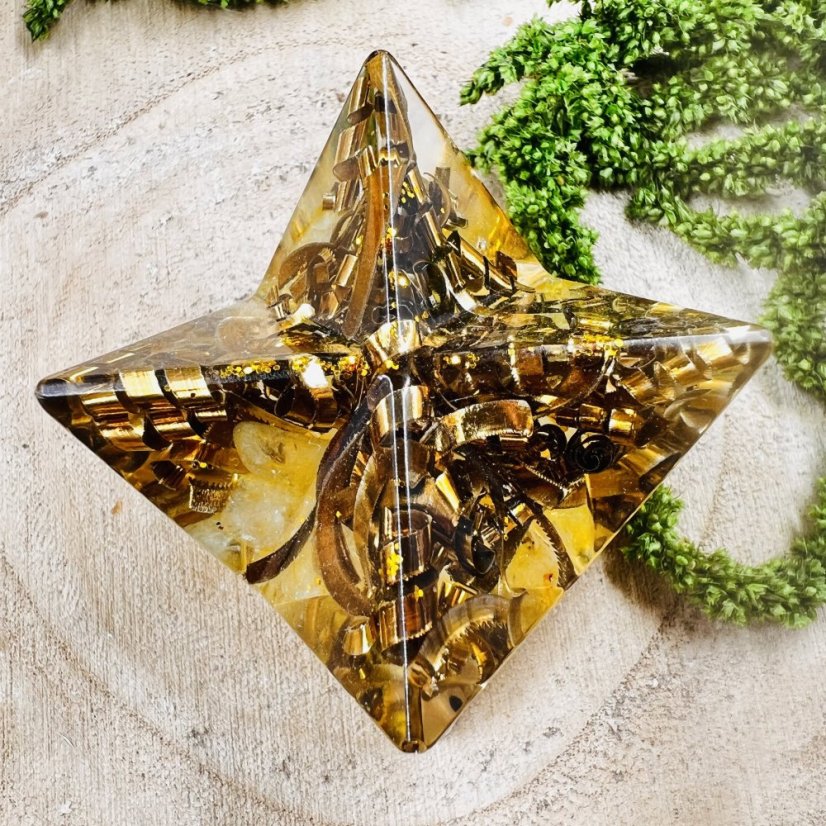 Orgonite merkaba - abundance, intention amplification