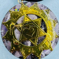 Orgonite pendant / amulet / talisman - for love and harmonious relationships