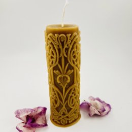 Vysoká svíčka z včelího vosku