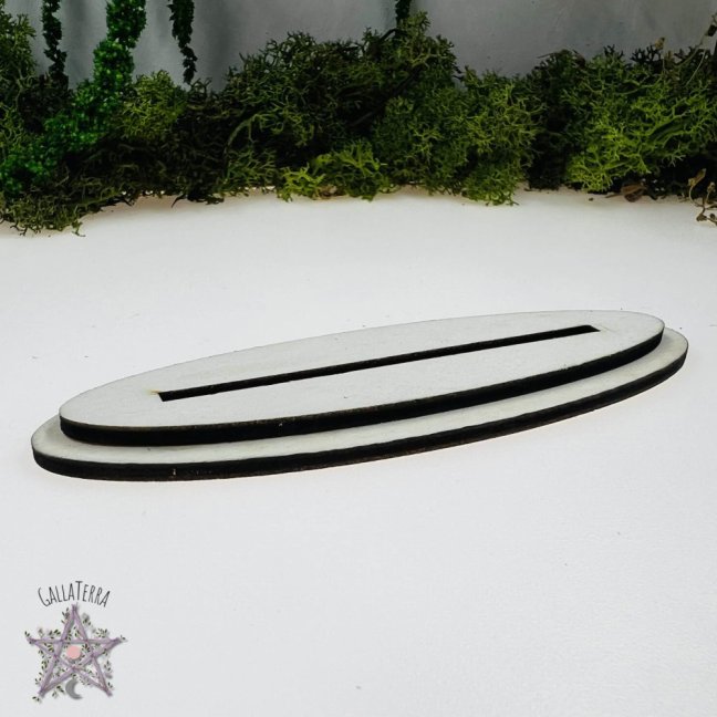 Dřevěný stojánek 12 cm – minimalistický stojan na dekorace, podtácky